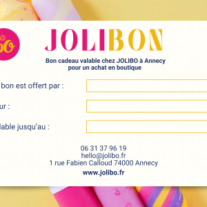 JoliBON achat en boutique